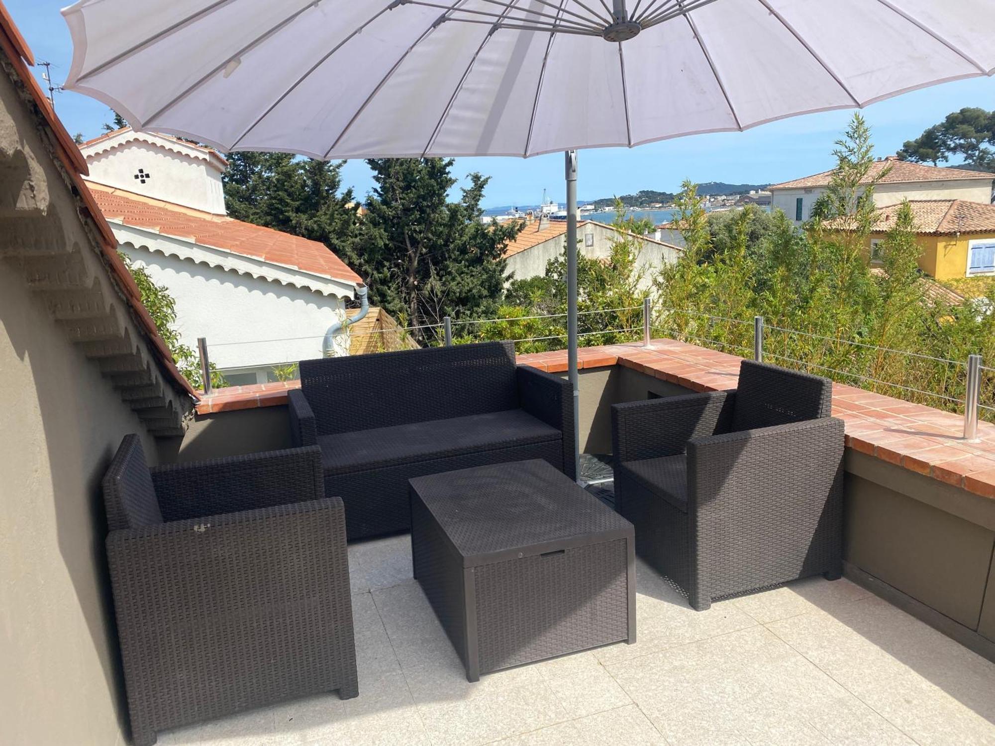 Haut De Villa Vue Mer La Seyne-sur-Mer Zewnętrze zdjęcie