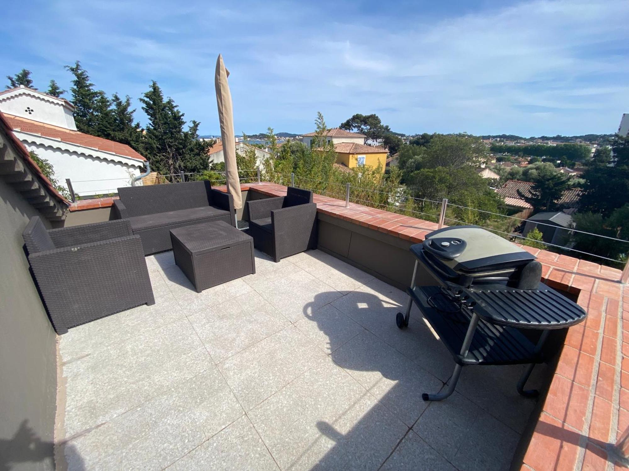 Haut De Villa Vue Mer La Seyne-sur-Mer Zewnętrze zdjęcie